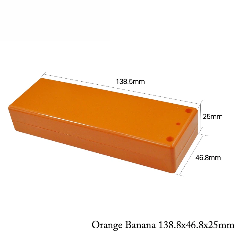 Жесткий чехол из углеродного волокна Shealth Orange Banana Mirror черный Жесткий Чехол RC Lipo аксессуары для аккумуляторов 2S 3S 4S 5S 6S защитные детали - Цвет: Orange Banana 25mm