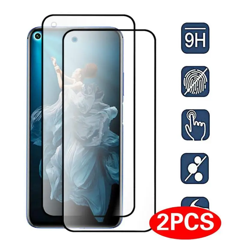 2 шт. полное Защитное стекло для huawei Honor 20S 20 Pro 8C 8X 8A 7C 10 Y5 Y9 P Smart Защитная пленка для экрана стекло