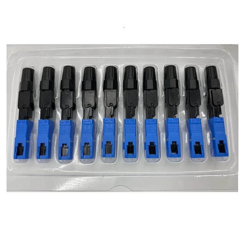 50 шт. SC UPC быстрый соединитель Встроенный адаптер Поддержка 0 9 мм 2 3 Внутренний