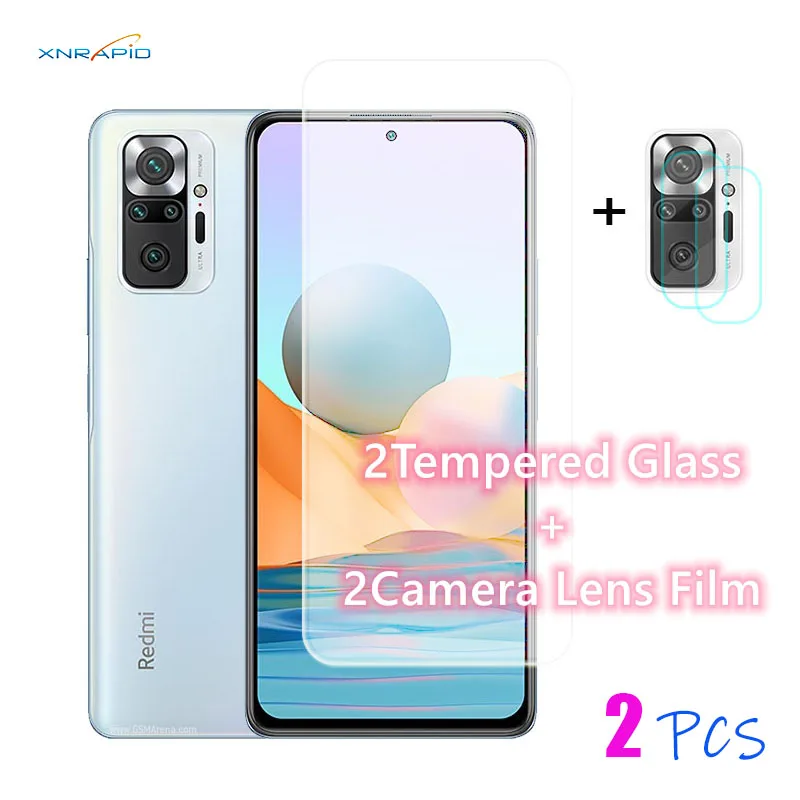 

Accessories For Redmi Note10 Pro Tempered Glass On The For Redmi Note 9 Glass Hard Screen Protector Camera film Redmi Note 8 Pro