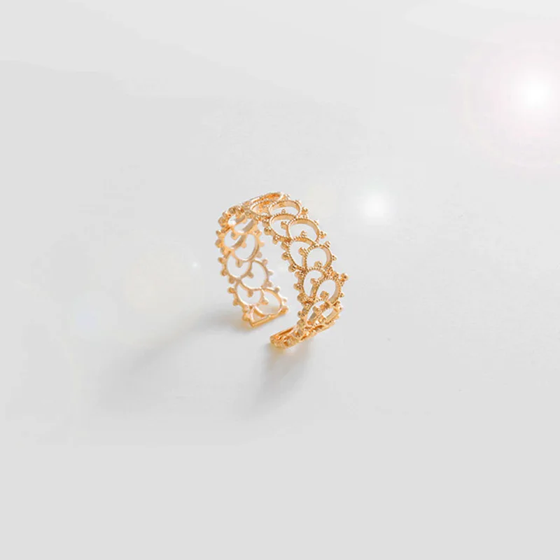 Романтическое ажурное Брелоки-украшения обручальное кольцо из розового