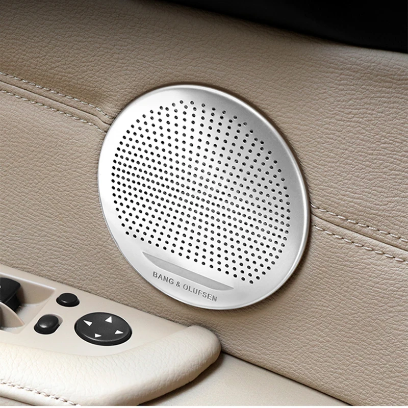 Stainless Steel for BMW X5 X6 E70 E71 F15 Accessories Interior Trim Door Audio Speaker Loudspeaker Decorative Cover Sticker | Автомобили и
