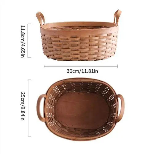 Ручной хлеба для фруктов и овощей корзина хранения мелочей соломы сушенный