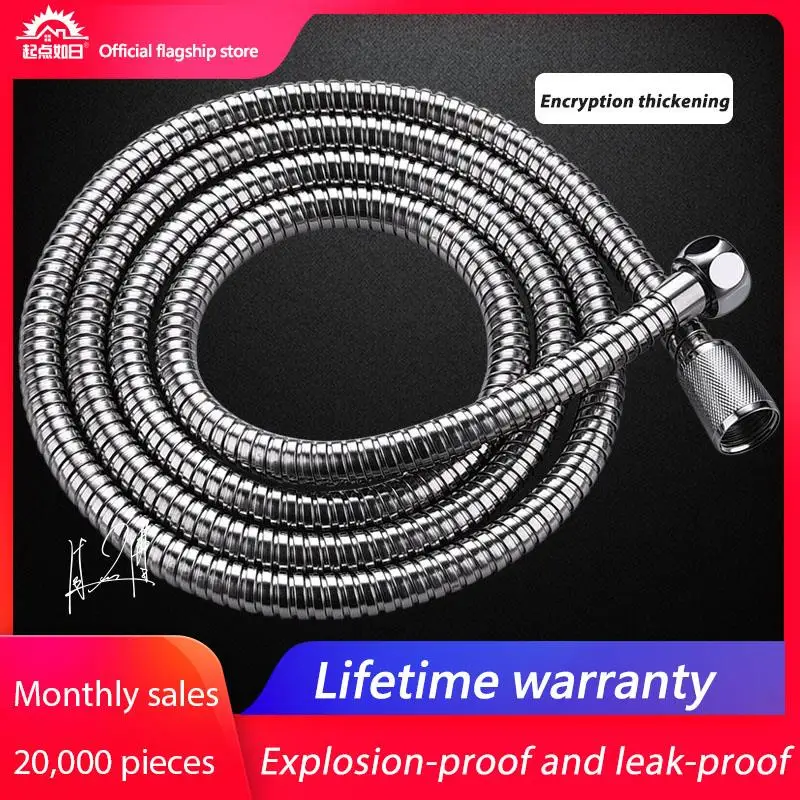 

Home 2019 Bathroom water heater bath water pipe fittings 1.5 / 2 meters stainless steel explosion-proof rain shower shower hoses