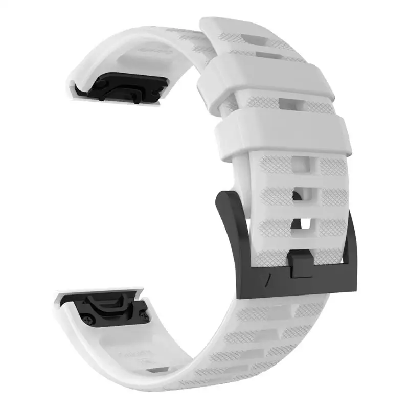 

Delicate Silicone Sports Watchband Business Adjustable Bracelet Strap Smart Electronics Accessories for Garmin Fenix 6X
