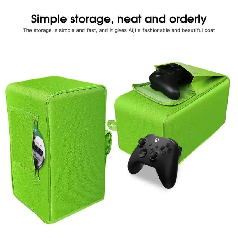 

New for Xbox X Series Host Dust Cover Durable Console Waterproof Dust Guard with Handle Storage Dust Cover Protective Yes