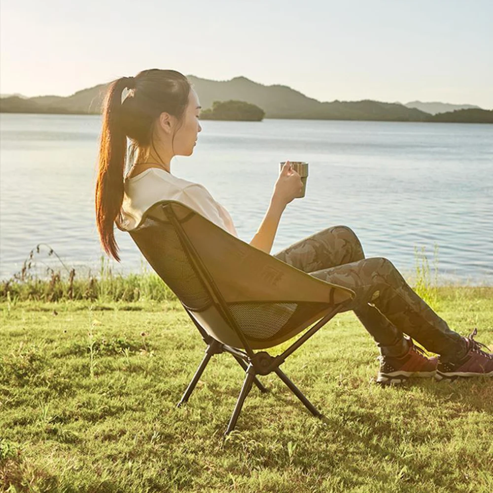 

Outdoor Portable Folding Camping Fishing Chair for Hiking Picnic Beach BBQ Ultralight Foldable Travel Moon Chair