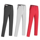 Мужские быстросохнущие дышащие спортивные брюки для гольфа, летние брюки, не скатывающиеся и впитывающие пот, для улицы, для дома, новинка 2021