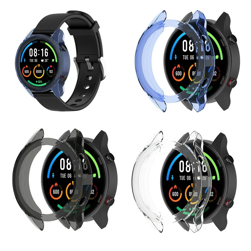 Защитный чехол BEHAU для Xiaomi Mi Watch цветной спортивный смарт-часов защитный из ТПУ |