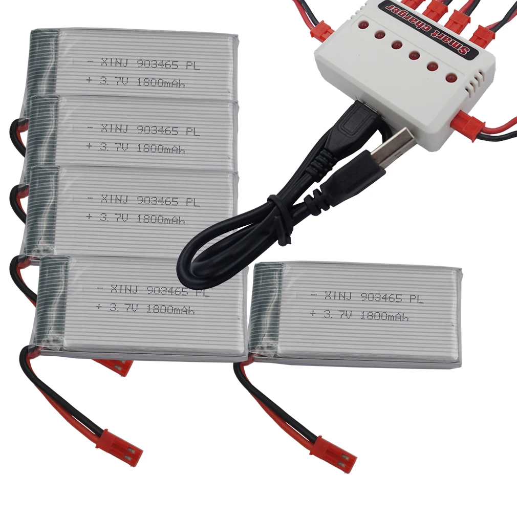 XINJ 3 7 V 1800mAh 25C перезаряжаемая полимерная литий-полимерная батарея для детской