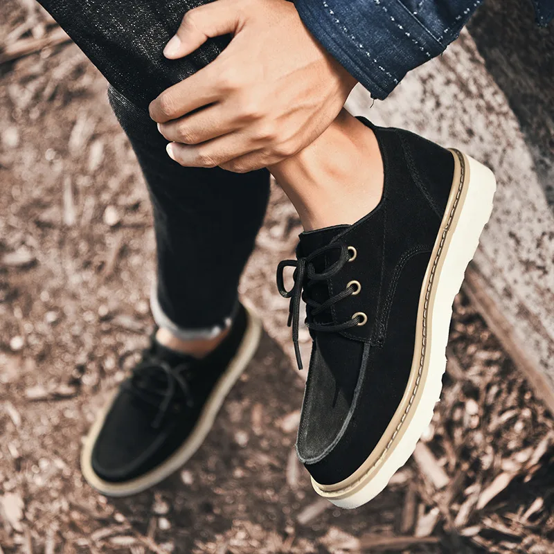 2019 New Men's Hiking Shoes Leather Waterproof Cushioning Breathable Women Outdoor Trekking Backpacking Travel Men 8 | Спорт и