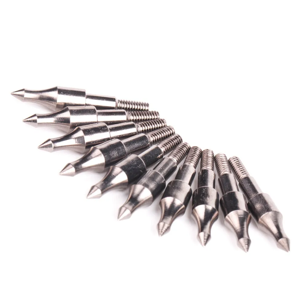 125 grain Hunting Arrowhead Arrow Accessories Screw Insert Steel Piont Bow For Archery Shooting | Спорт и развлечения