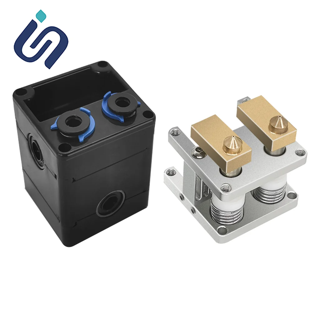 UM2 3D принтер Heaterblock + двухголовочный экструдер/Hotend комплект для Ultimaker 2