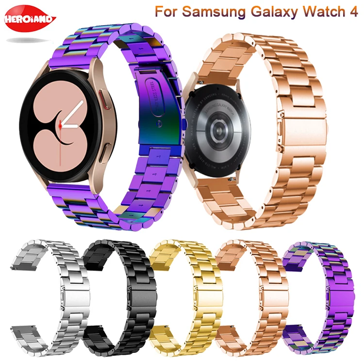 

Stainless Steel Strap For Samsung Watch 4 Classic 42mm 46mm Metal Smartwatch Band For Samsung Galaxy Watch 4 44mm 40mm Correa