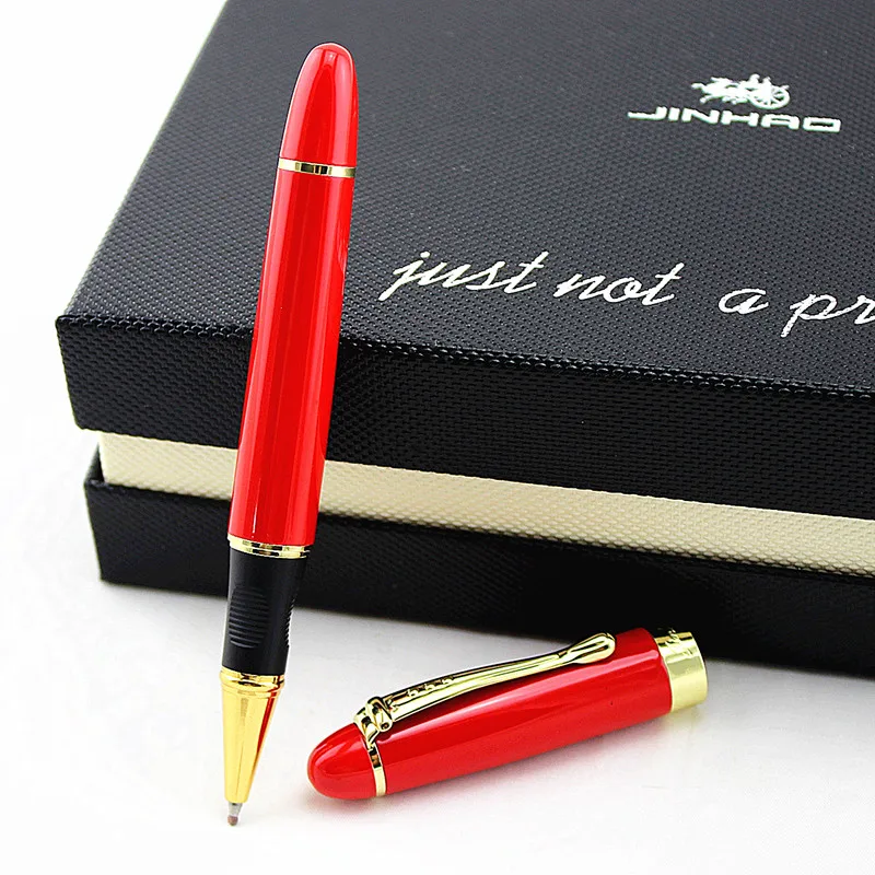 JINHAO x450 матовая шероховатая поверхность Черная Ручка-роллер высокое качество роскошные офисные школьные канцелярские принадлежности материал металлические принадлежности