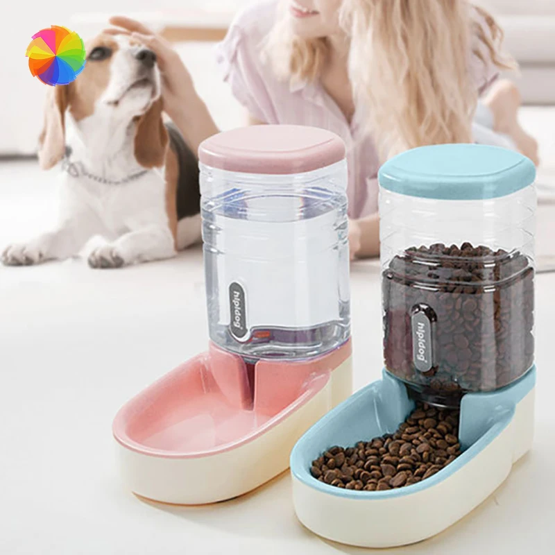 

Cat Feeder Automatic Dog Drinker Portable Pet Drinking Fountain Rabbit Water Bottle Bowl 3.8L Capacity Dispenser Pet Accessories