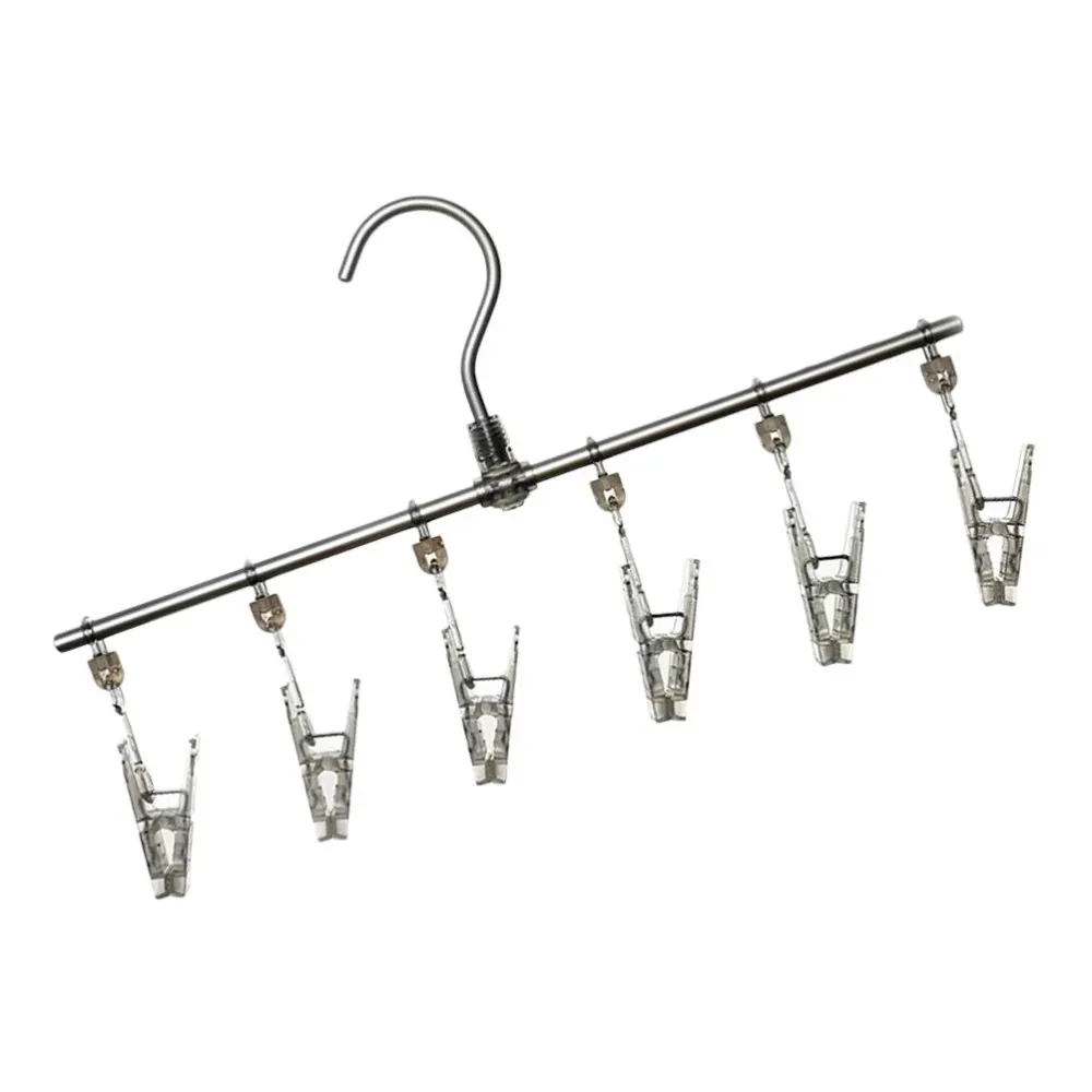 

1Pc Aluminum Alloy Socks Clip Home Underwear Clamp Clothes Hanger Random Color