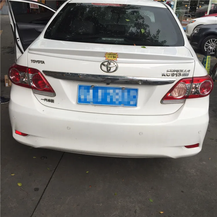 Спойлер для Corolla 2006 2013 Toyota TWK спойлер из АБС пластика заднее крыло автомобиля
