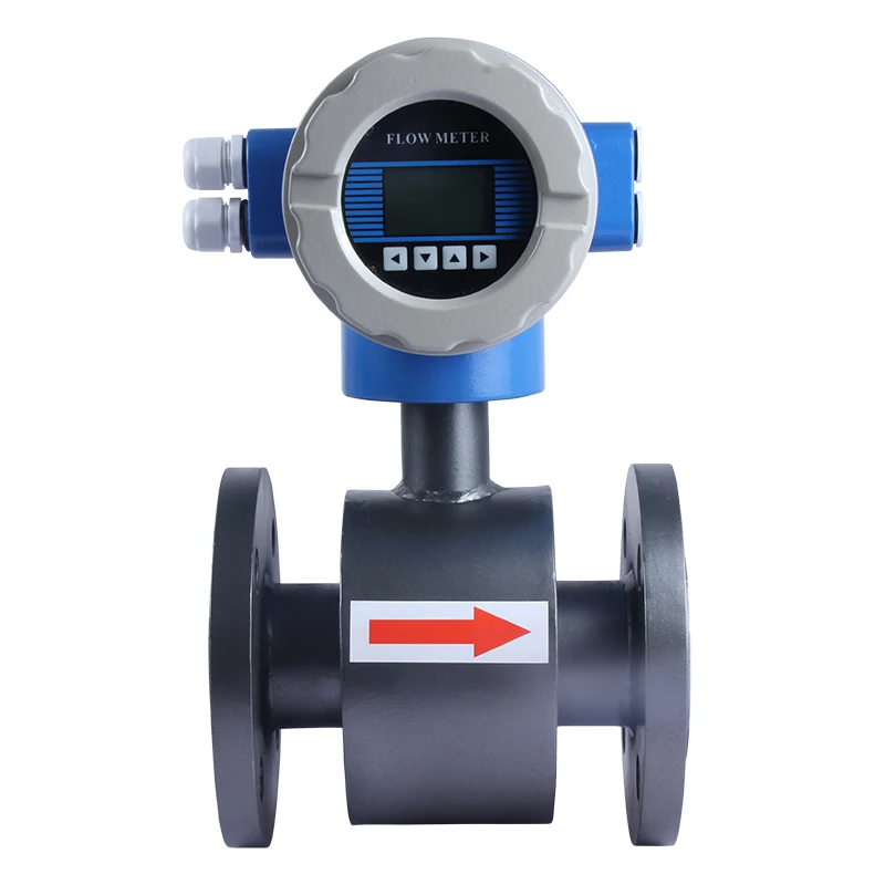 

Intelligent electromagnetic flowmeter sewage liquid mud anti-corrosion pipeline DN100 integrated split flow meter