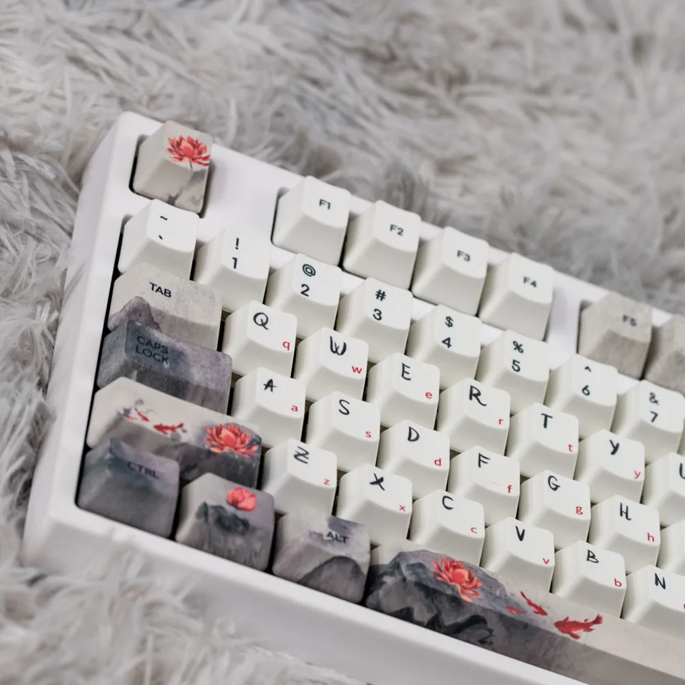 Колпачки для клавиш с принтом Фетиш Fine Koi PBT 5 лиц сублимационные колпачки OEM