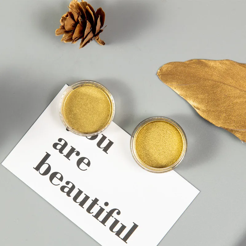 

15g Shimmer Metallic Gold Silver Color Pigment Pearlescent Colorant Pearl Pigment Dye UV Resin Epoxy Colour Jewelry Making