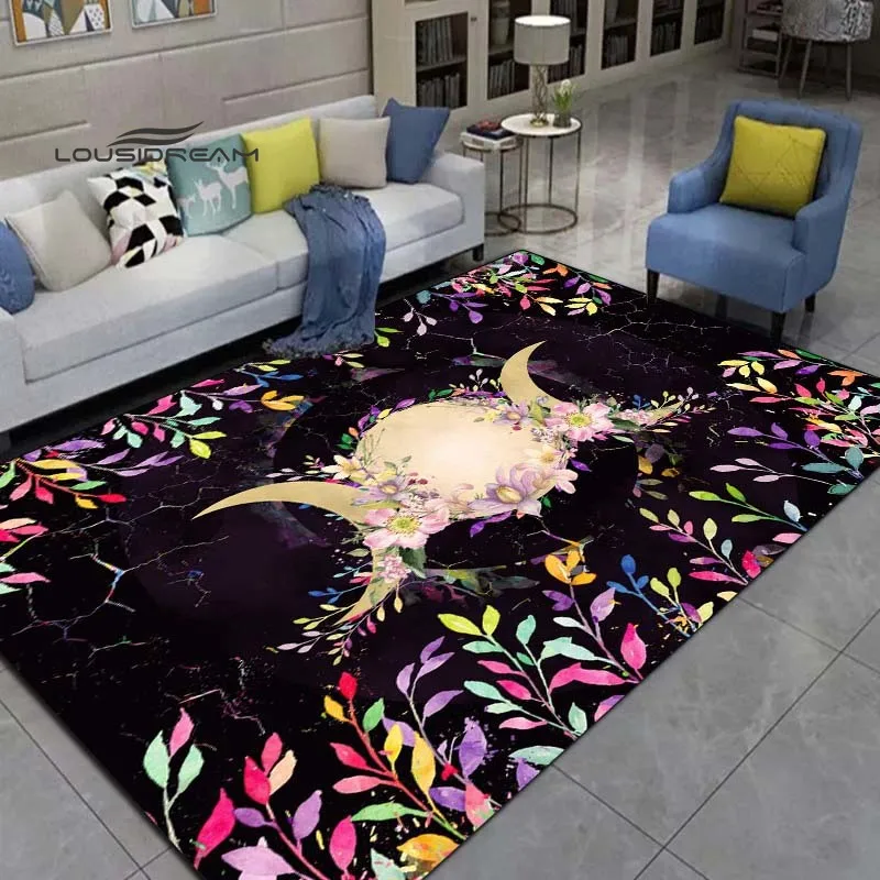 Готический коврик в виде ведьмы для гадания тройной Луны домашняя гостиная