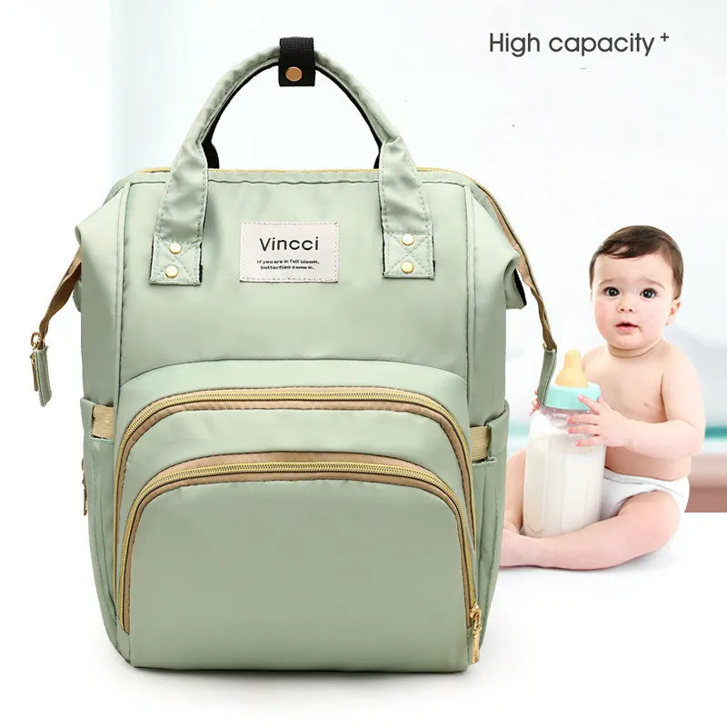Модная сумка для мам подгузников беременных женщин с бутылочкой ухода за