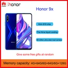 Смартфон Honor 9X, русская версия, полный экран, двойная камера 48 МП, 6,59 дюйма, мобильный телефон с поддержкой Google Play, 4000 мАч