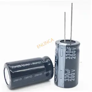 2 шт.лот 200 в 330 мкФ 18*35 20% Радиальный алюминиевый электролитический конденсатор 330000nf 20%