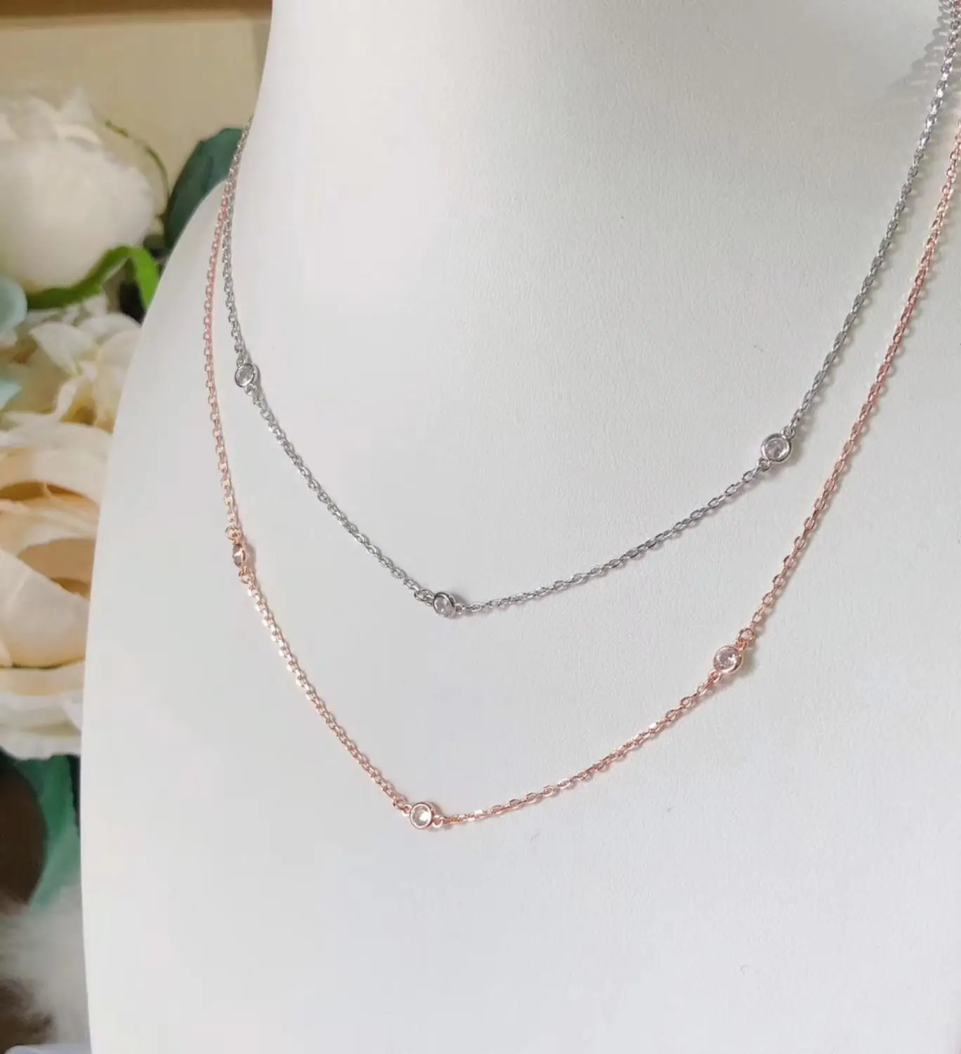 TSHOU313 модные ювелирные изделия из стерлингового серебра 925 пробы длинное круглое