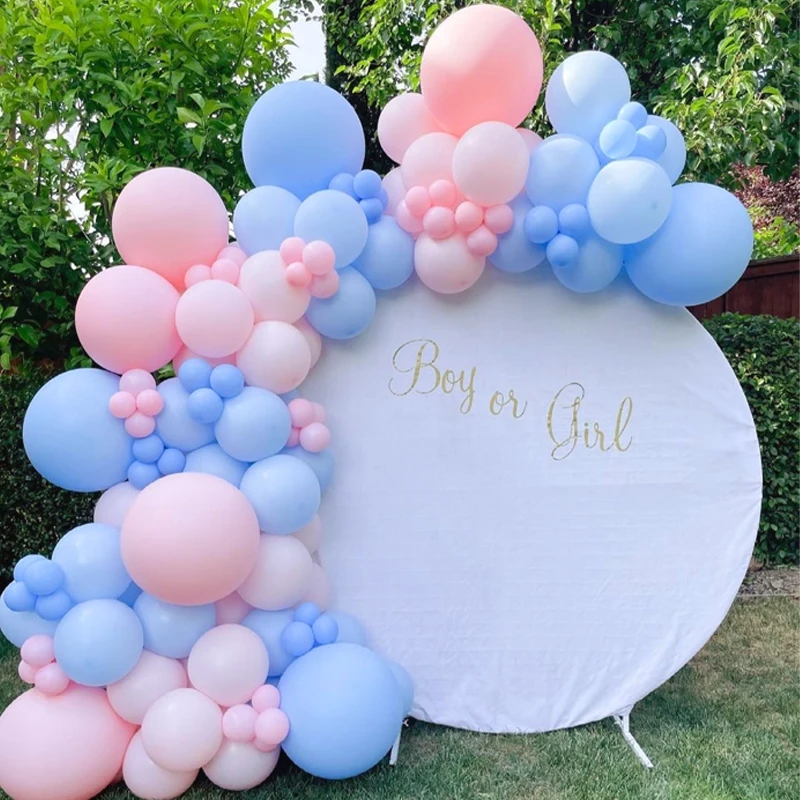 

112Pcs Pink Blue Balloons Garland Arch Kit Gender Reveal Boy Or Girl Party Decoration Ballon Wedding Birthday Baby Shower Globos