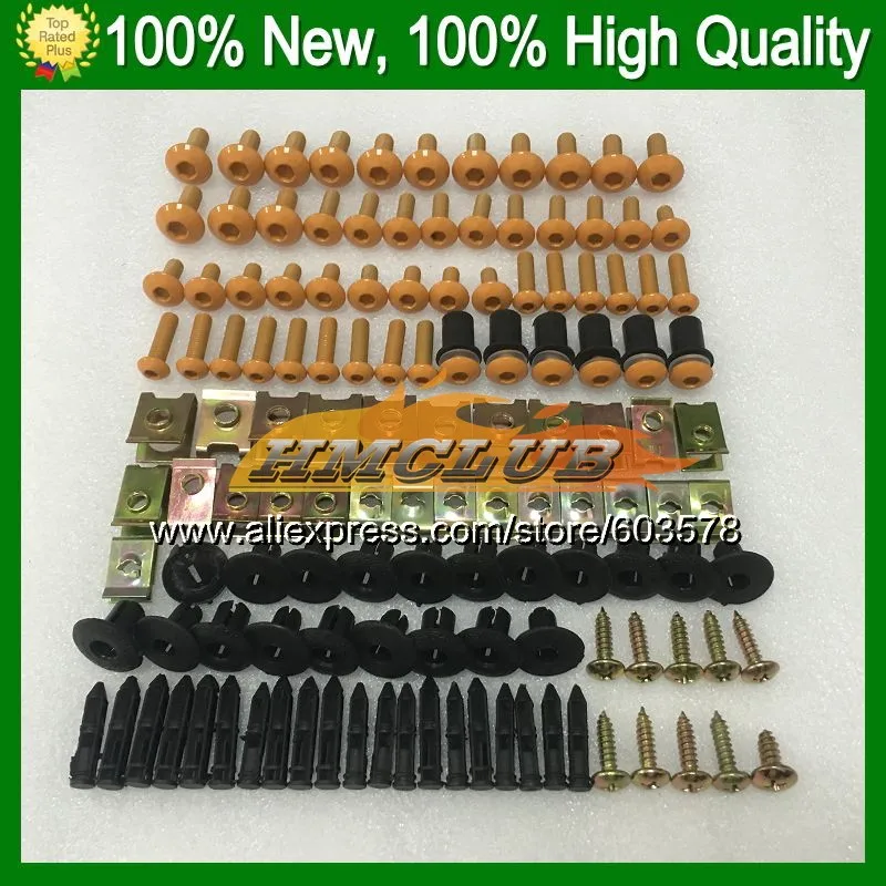 

Fairing bolts full screw kit For HONDA CBR600F2 91 92 93 94 CBR600 F2 CBR 600 F2 1991 1992 1993 1994 CL105 Nuts bolt screws Nut