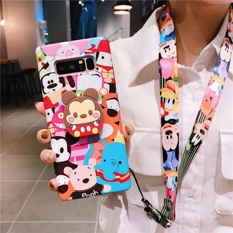 Коричневый Чехол oneplus 7 Cute sailor moon, Розовая пантера печенья мягкая задняя крышка для телефона oneplus 7 pro/1+ 7 Чехол+ игрушка+ ремни - Цвет: Коричневый