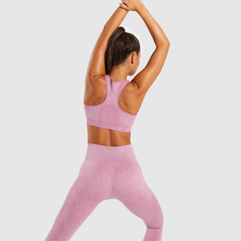 

SOISOU Tracksuit For Women High Elasticity Sexy Fitness Suit Breathable Yoga Set Workout Running Sport Clothes For Women