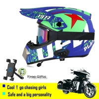 bluetooth compatible helmet cross racing motorcycle helmet safety enduro capacete motorrad cascos downhill bicycle cafe racer