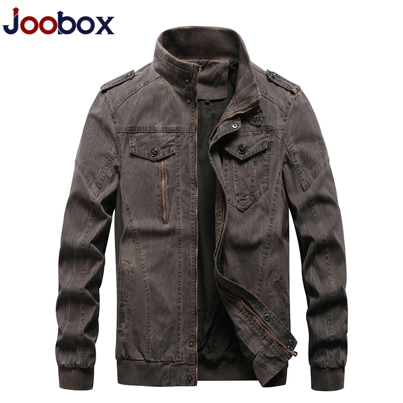 2019 Новая Винтажная Военная джинсовая куртка мужская брендовая бомбер для мужчин