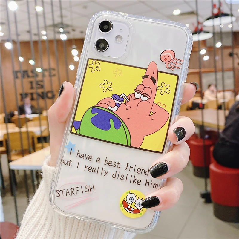 ТПУ прозрачный чехол для телефона с мультяшным граффити iphone 11 11pro max XS MAX X XR 8 6s 6 7 plus