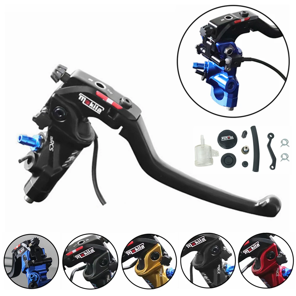 

19 RCS Motorcycle Brake Master Cylinder Hydraulic Cable Clutch Radial Brake Pump 22mm Universal For Honda Yamaha Kawasaki Suzuki