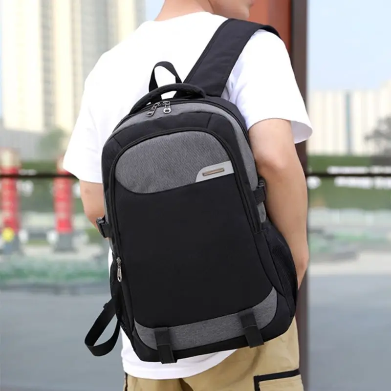 

Men Travel Backpack with USB Charging Port Rucksack Laptop Daypack Business Teenager College School Bookbag New 2021