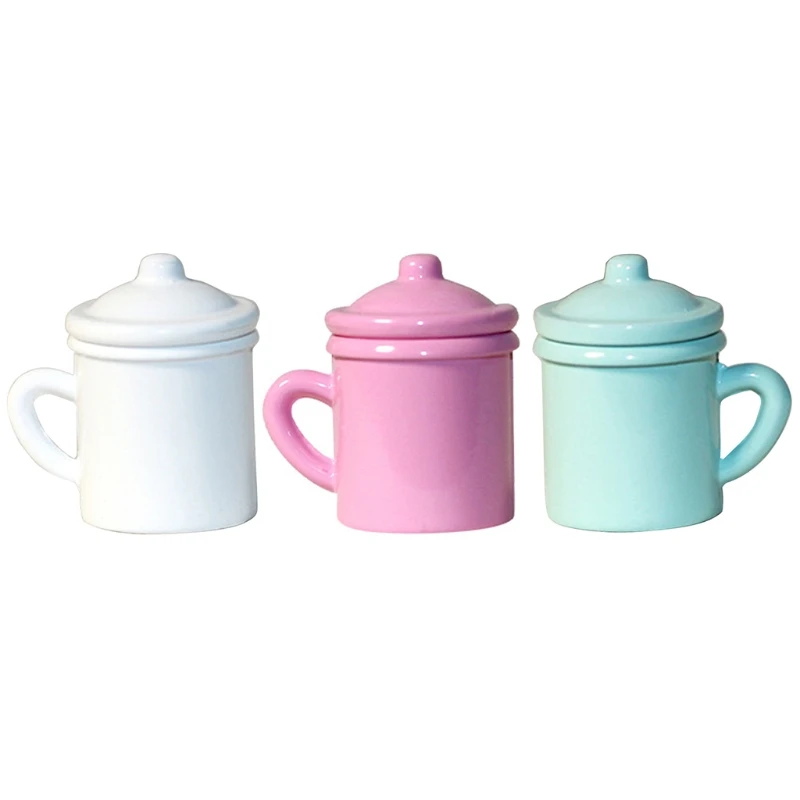 

0.5Inch Miniature Model Mug Doll House Kitchen Accessory Boys Girls Activity Toy