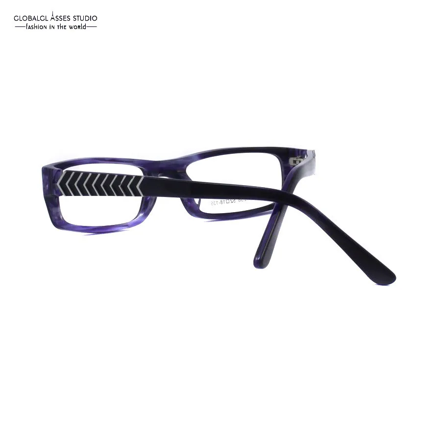 

Last&New Design Very Unique Dark Purple Color Fashion Classic Female Myopia Eyewear Glasses Optical Eyeglasses Frame MG1258 C5