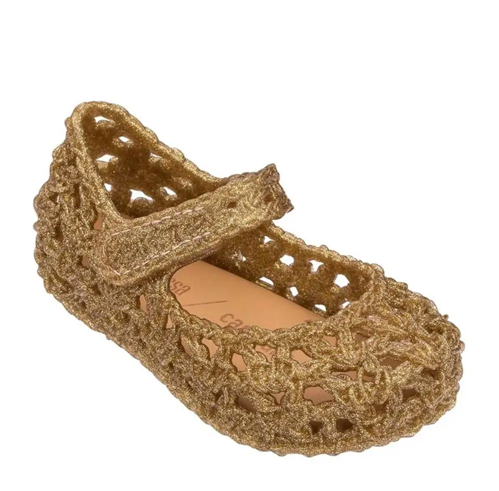 Новинка 2020 сандалии Mini Melissa в сеточку для принцессы сандалии-желе мелиссы с