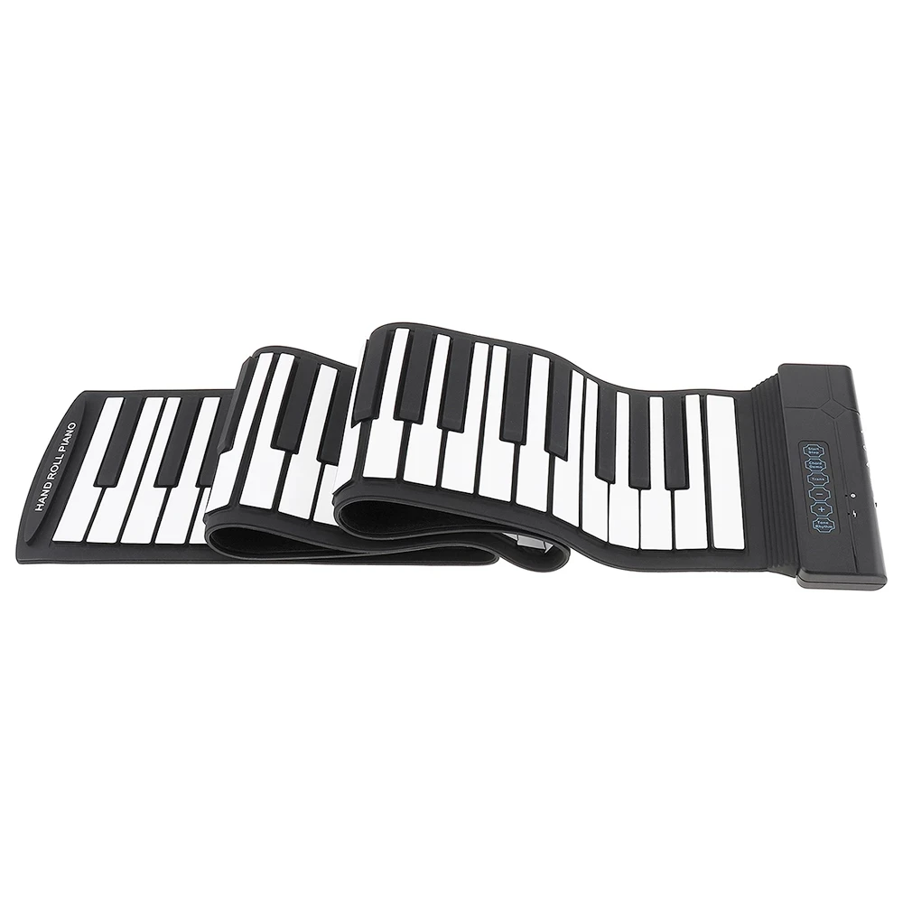 88 Key Electronic Piano Flexible Keyboard USB Portable Collapsible ABS Soft Plastic Silicone