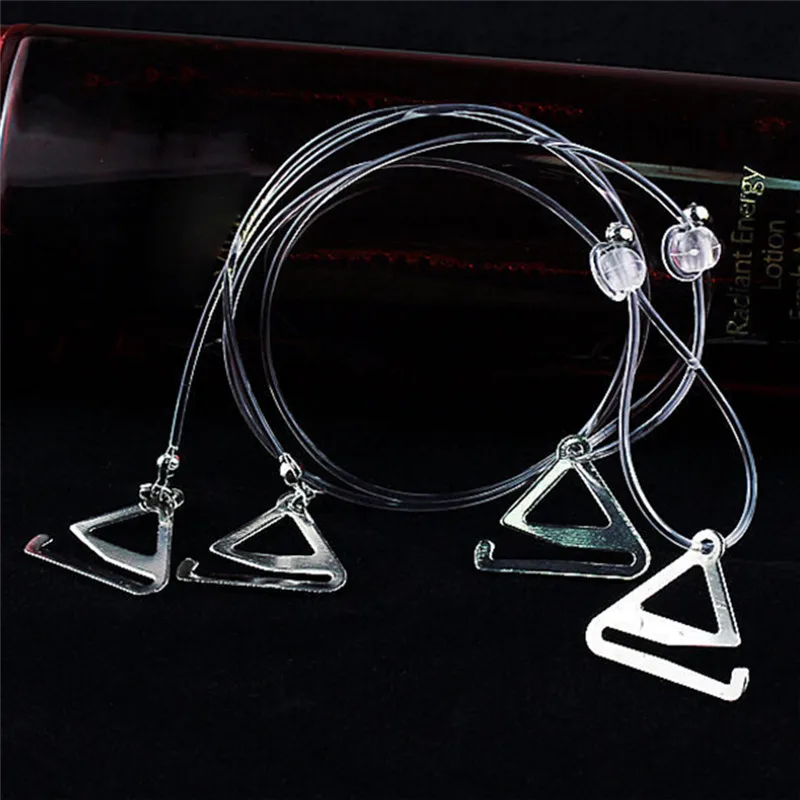 2 шт прозрачные универсальные невидимые лямки для женщин регулируемые