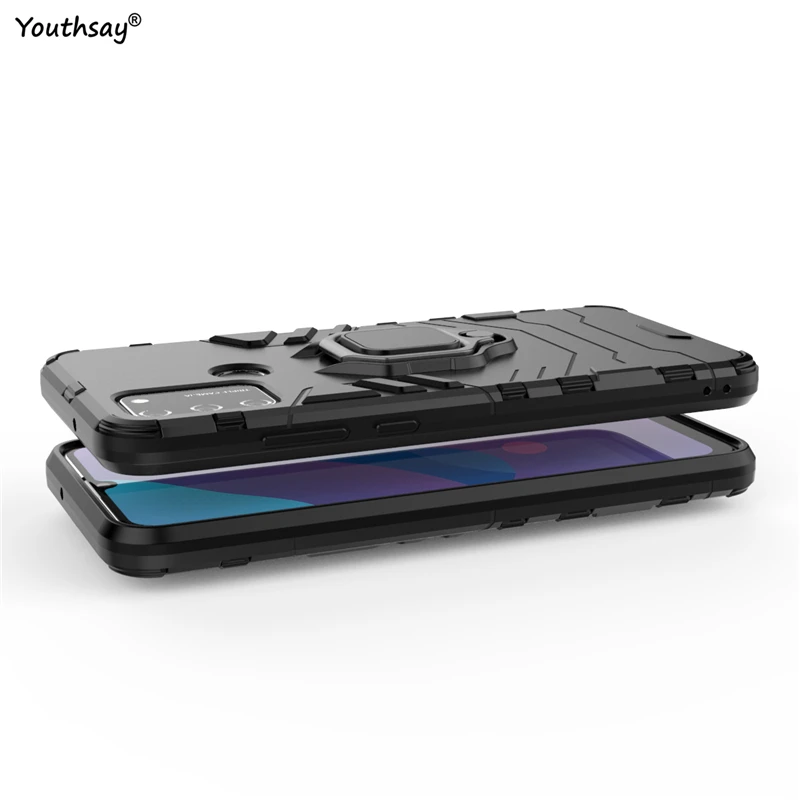 Чехол для Samsung Galaxy A21S чехол M51 A51 A41 A71 S20 FE M31 защитный силиконовый с кольцом на палец