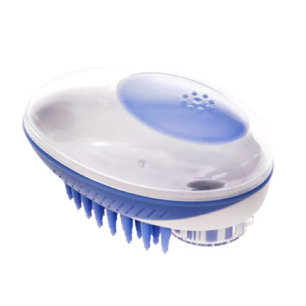 

Pet Dog Cat Bath Brush 2-in-1 Pet SPA Massage Comb Soft Silicone Pet Shower Hair Grooming Cmob Dog Cleaning Tool Pet Supplies