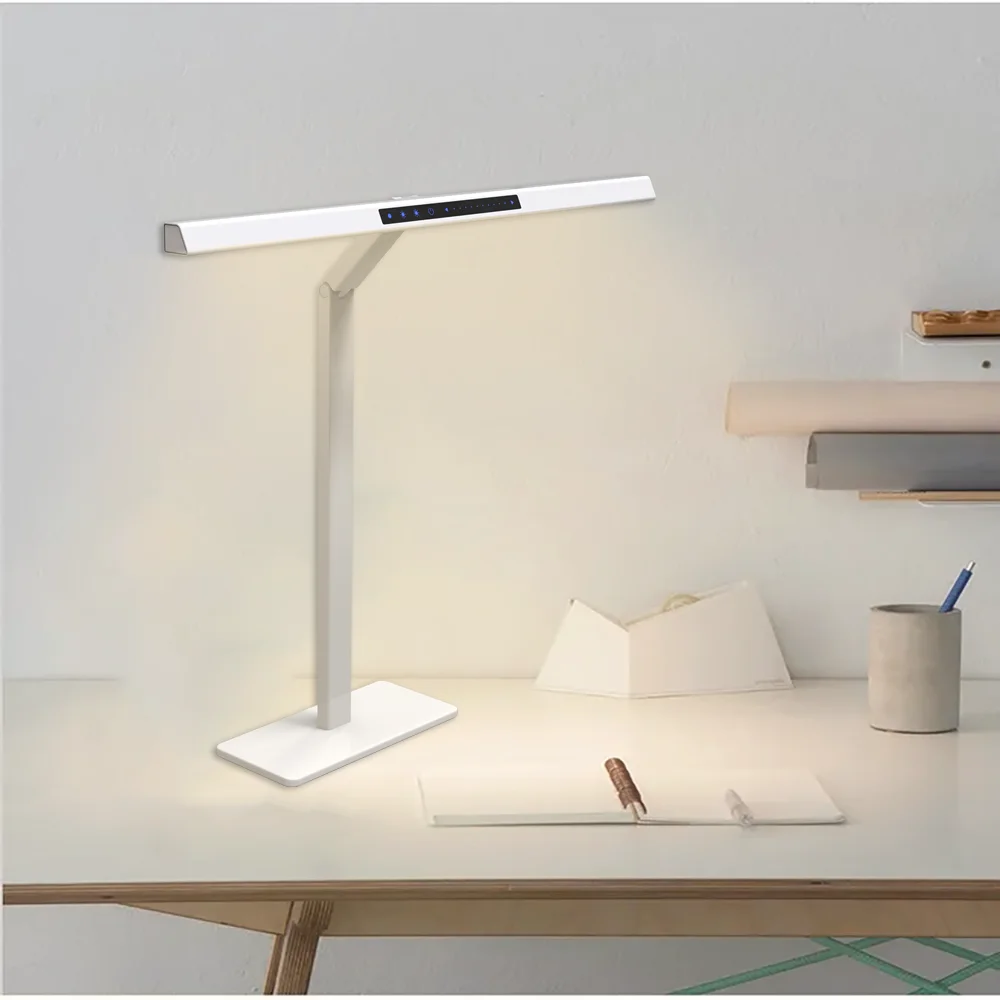 

E-kong Reduce Blue Light Eyes Care Study Reading Table Lamp For Kids Adult Auto Tracking Sunshine Color Temperature Desk Lamp