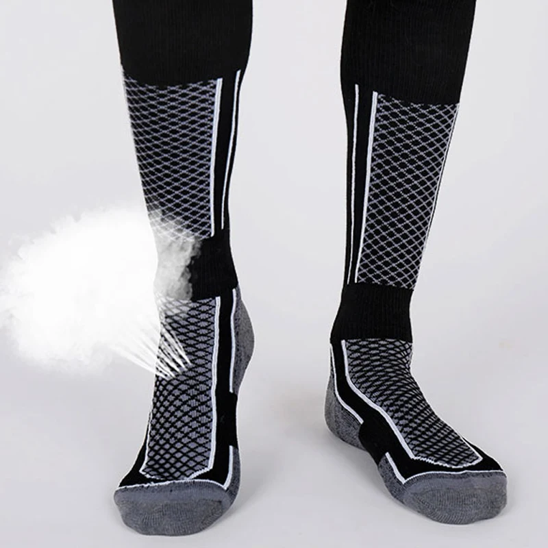 

Newly Ski Socks Leg Warmers Stockings Thermals for Winter Sport Outdoor Camping Hiking