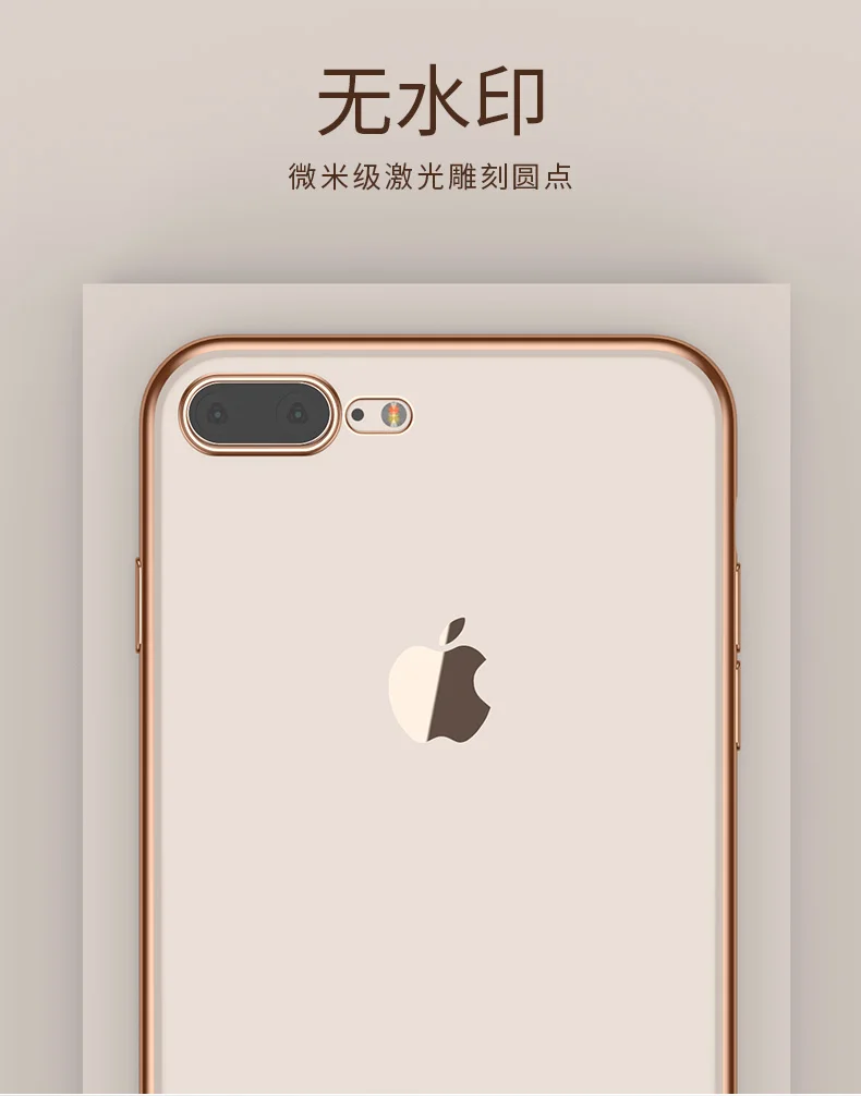 Роскошный обшивка прозрачный мягкий кремний чехол для телефона для iPhone 6 s 6S 7 7S iPhone 8 Plus X 10 11 Pro XR XS Max 5 5S 5SE Тонкий чехол