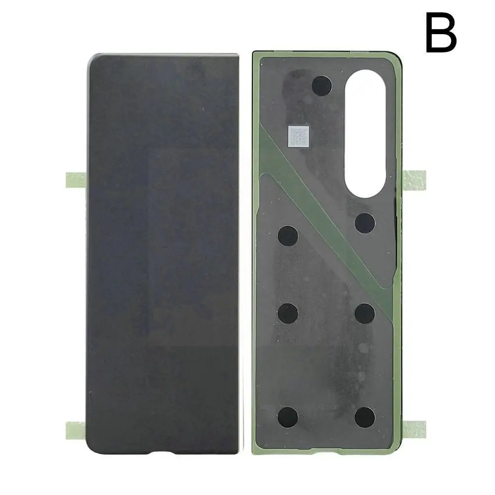 

Стеклянная задняя крышка для Samsung Fold 3 F9260, задний экран, задняя зеленая крышка, Черная задняя крышка батарейного отсека, серебристая Крышка б...